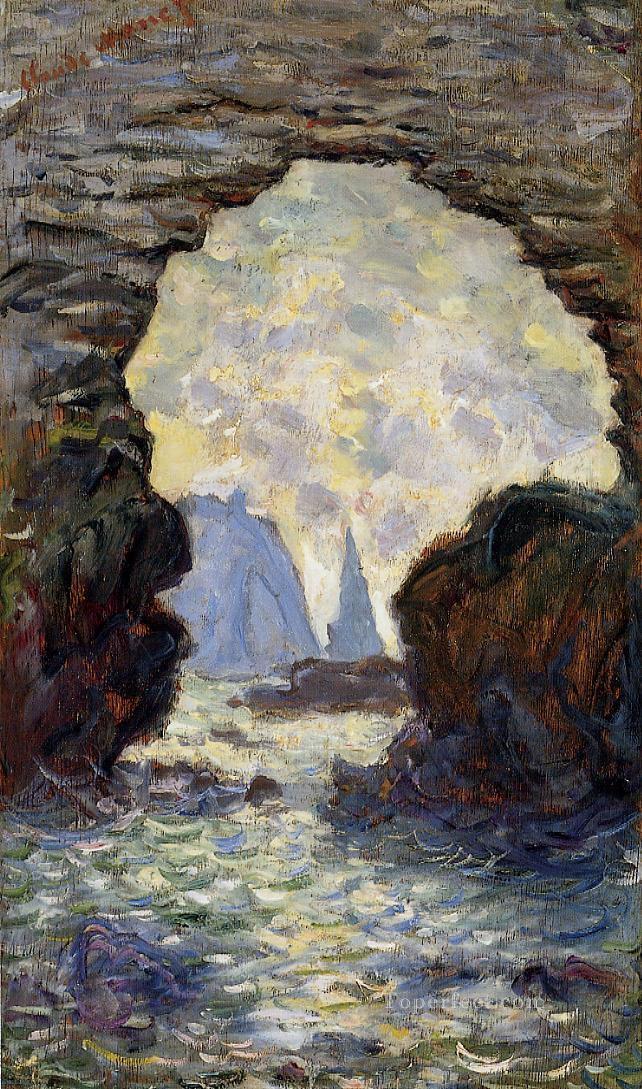 オーモン門から見た岩針 クロード・モネ油絵